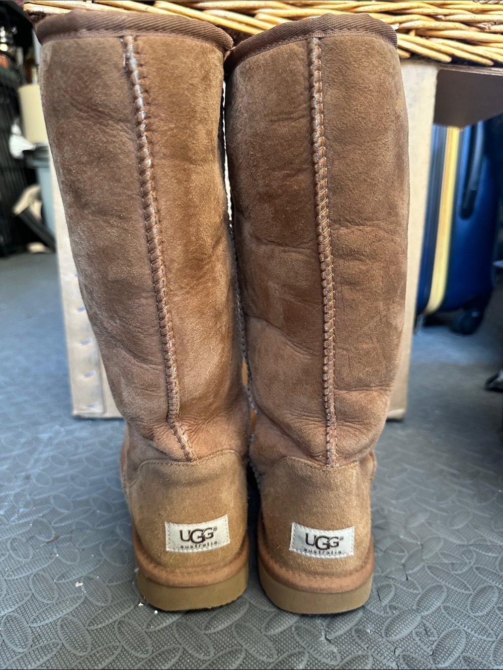 Uggs Classic Tall Suede Winter Boots - Brown